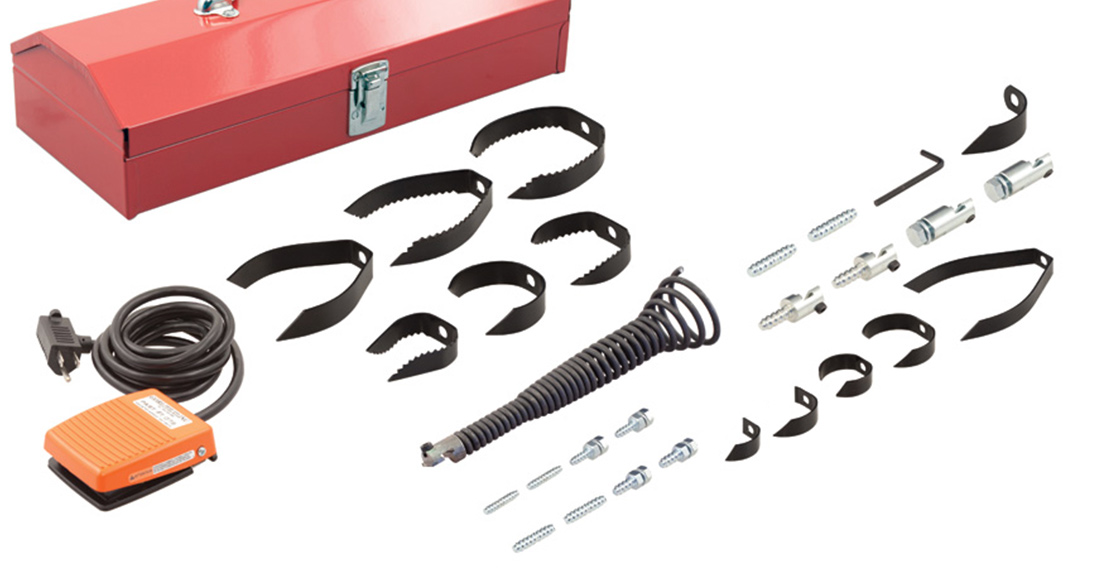 Rooter maintenance tools and parts
